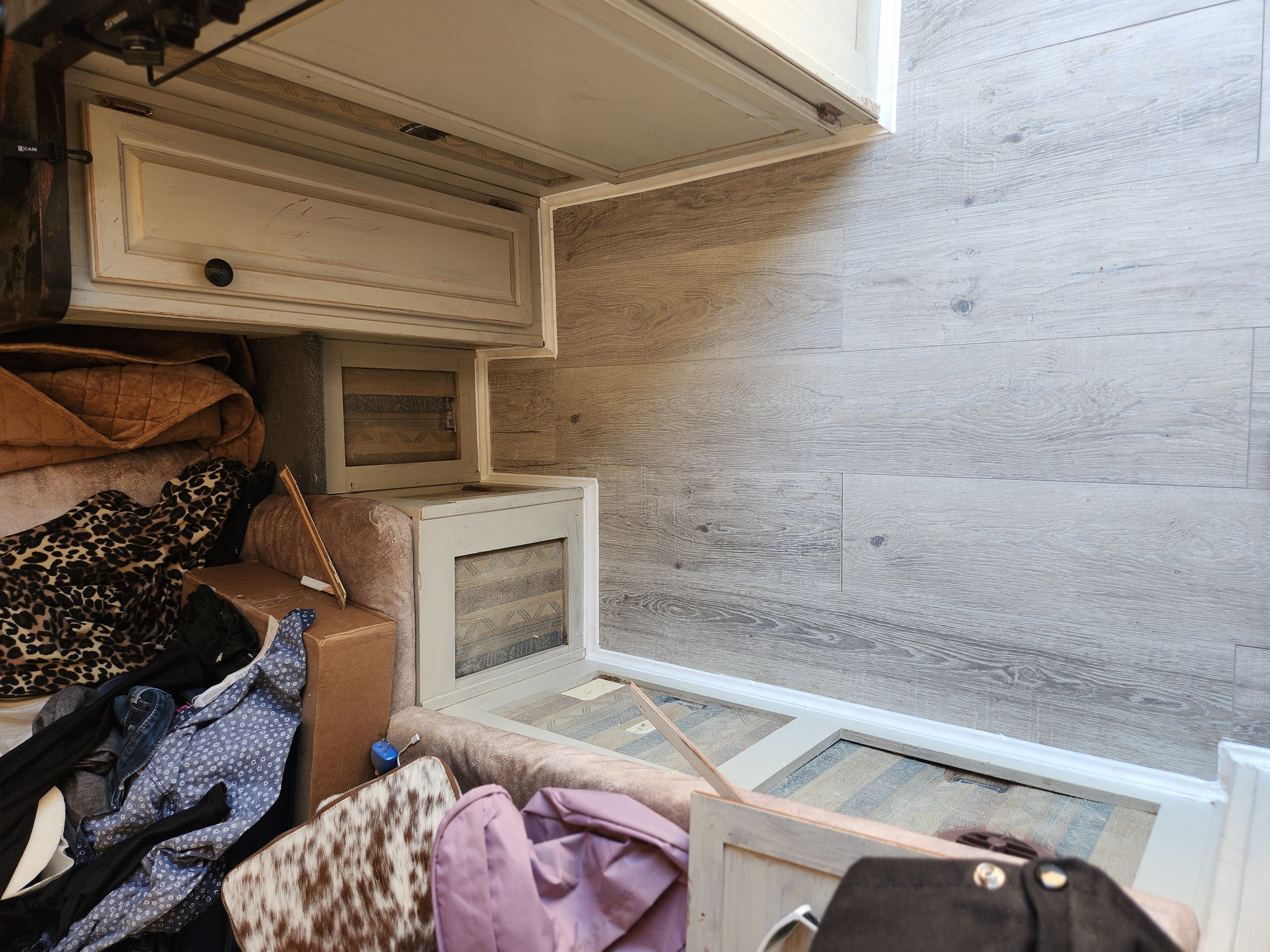 RV flooring after repairs